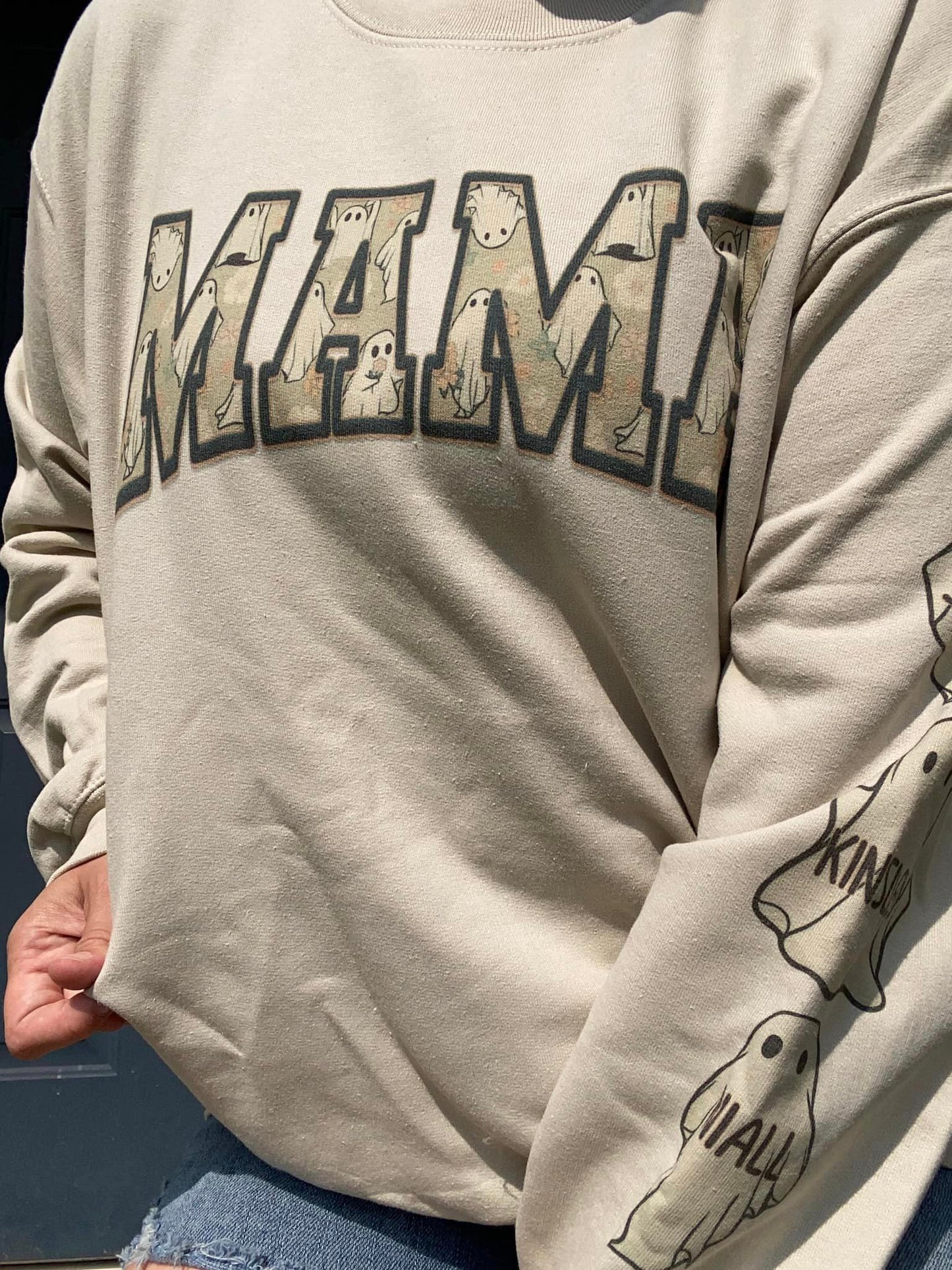 Ghost mama crewneck