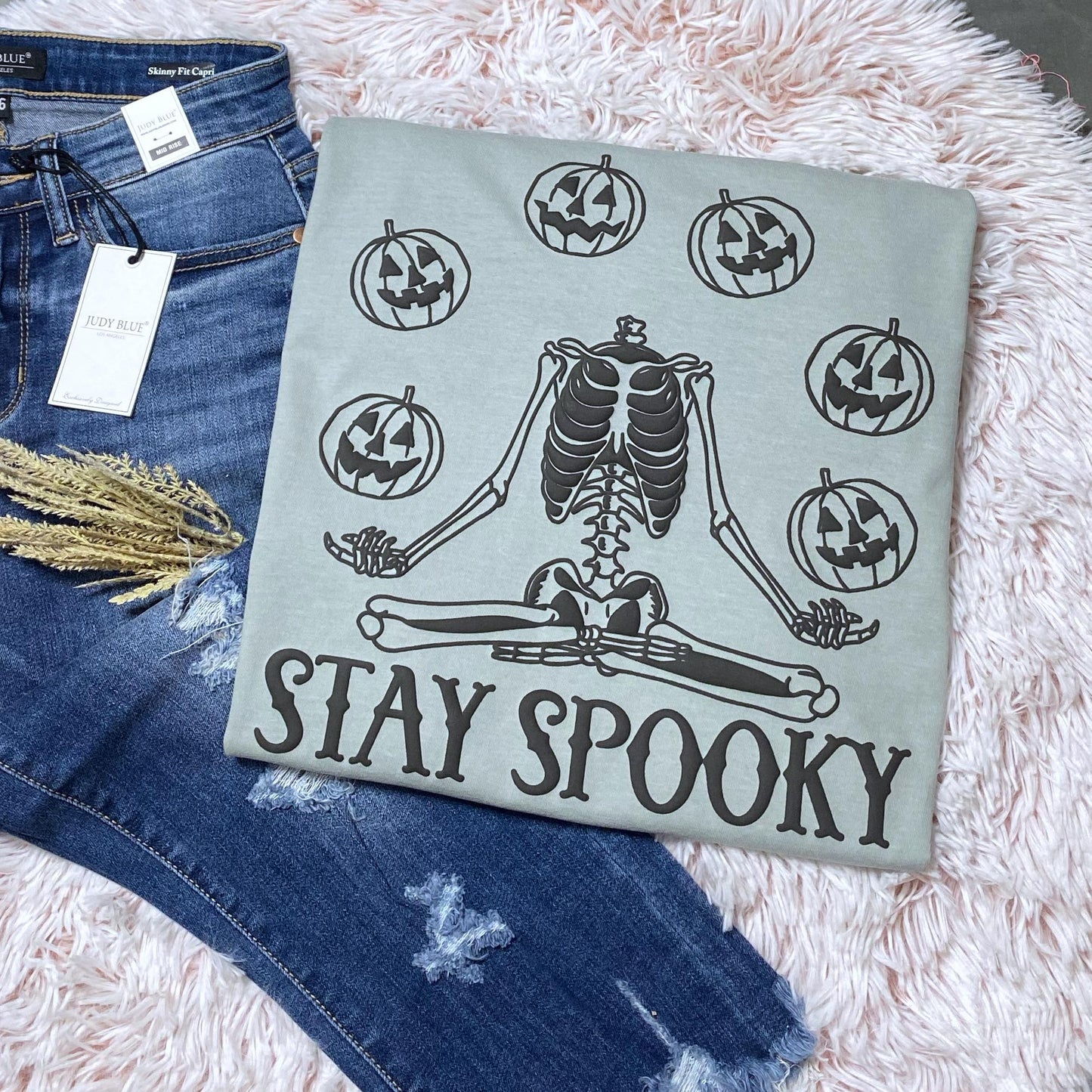 Stay Spooky Black Puff