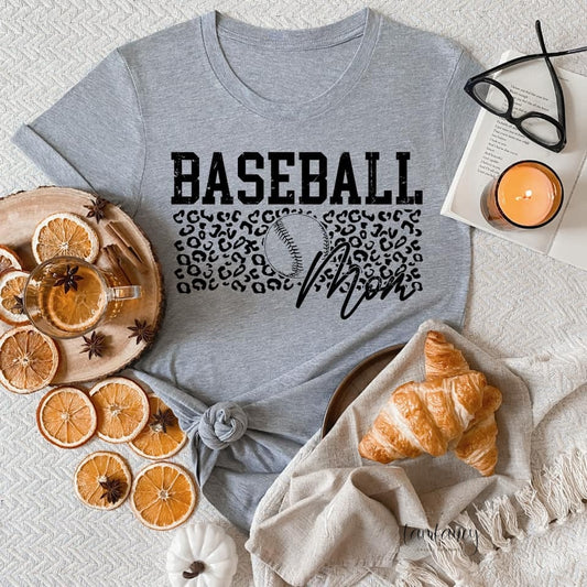 Leopard Print Baseball Mom - FamFancy Boutique