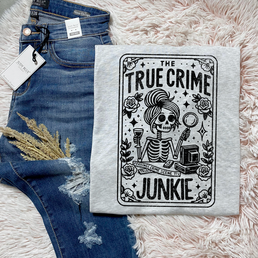 The True Crime Junkie Tarot Card
