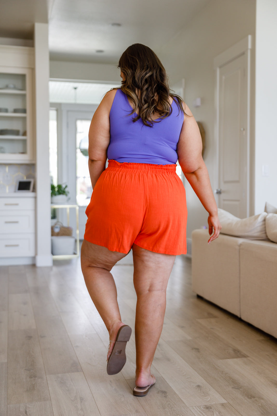 A Little Lazy High Rise Linen Shorts - FamFancy Boutique