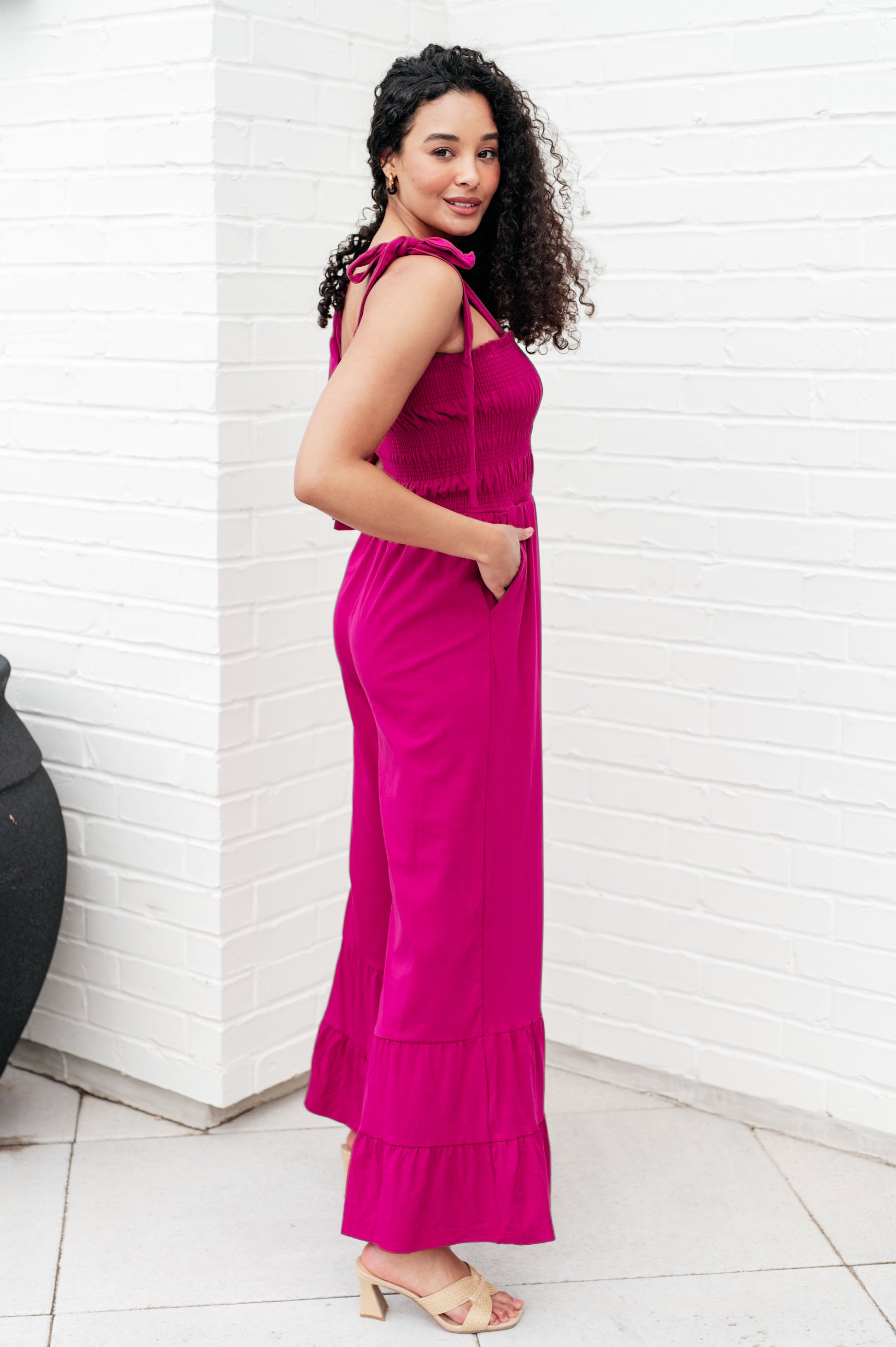 Almost Available Flared Jumpsuit - FamFancy Boutique