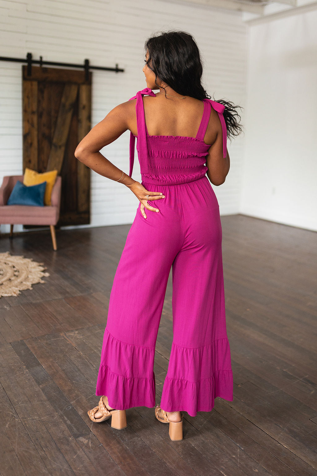 Almost Available Flared Jumpsuit - FamFancy Boutique