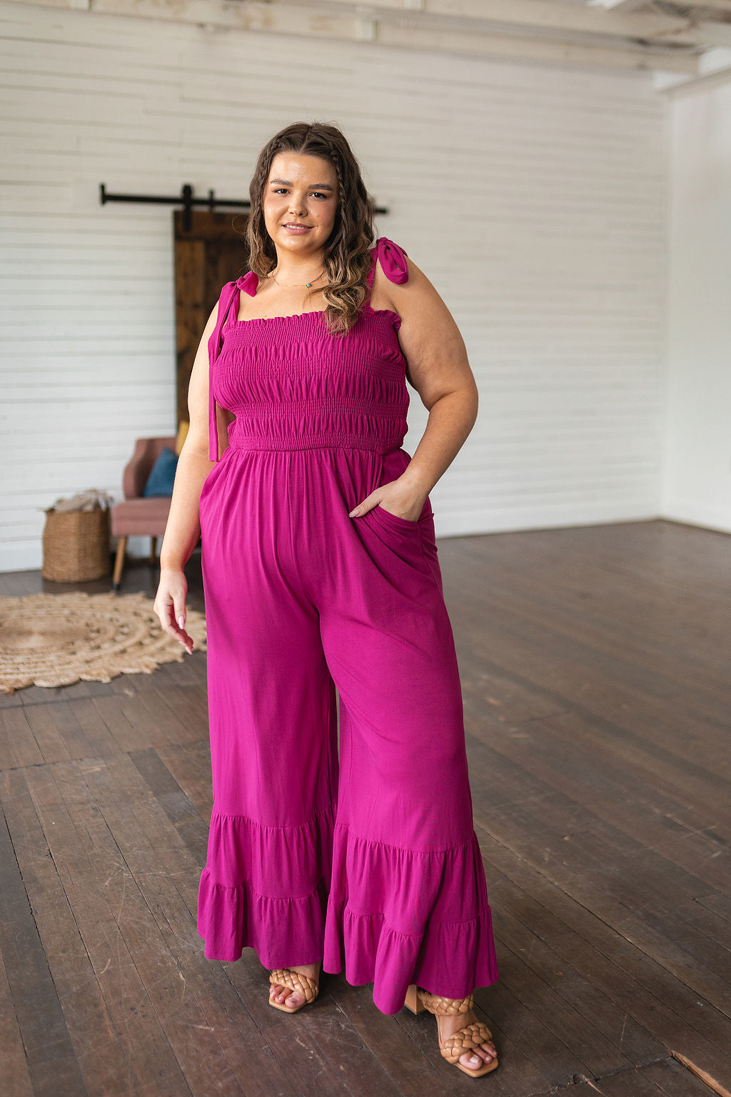 Almost Available Flared Jumpsuit - FamFancy Boutique