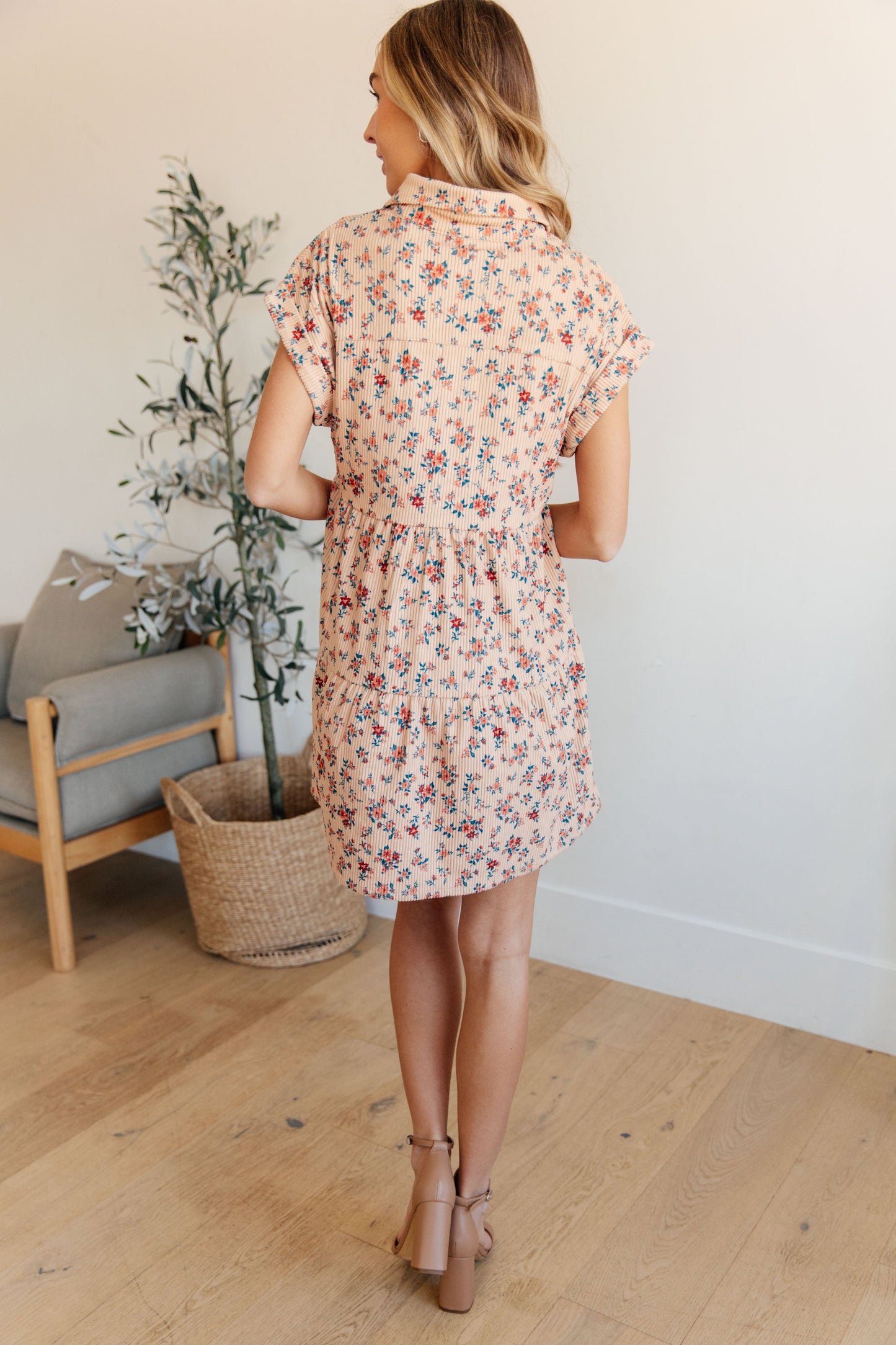 Anywhere You Go I'll Be Collared Dress - FamFancy Boutique