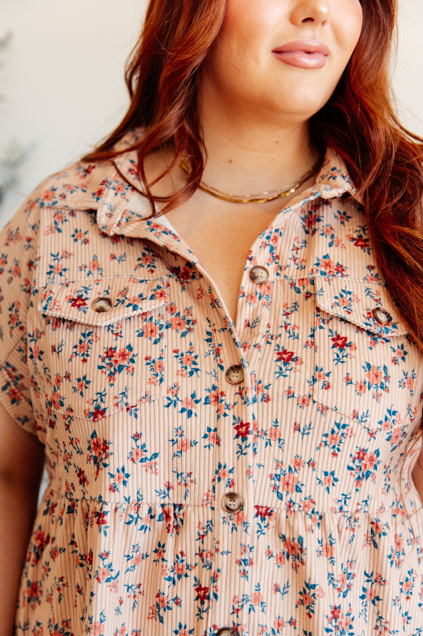 Anywhere You Go I'll Be Collared Dress - FamFancy Boutique