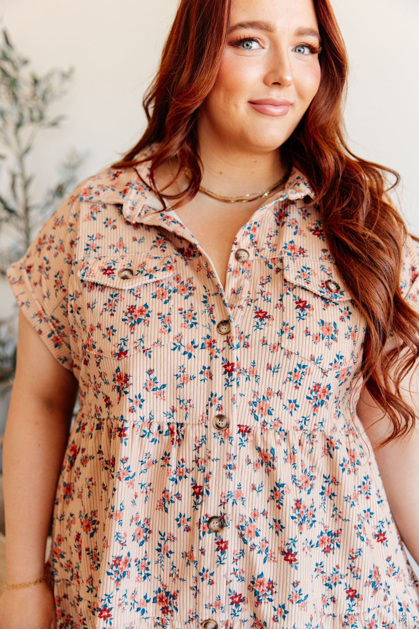Anywhere You Go I'll Be Collared Dress - FamFancy Boutique