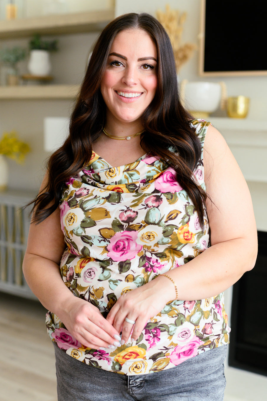 Call My Name or Walk On By Cowl Neck - FamFancy Boutique