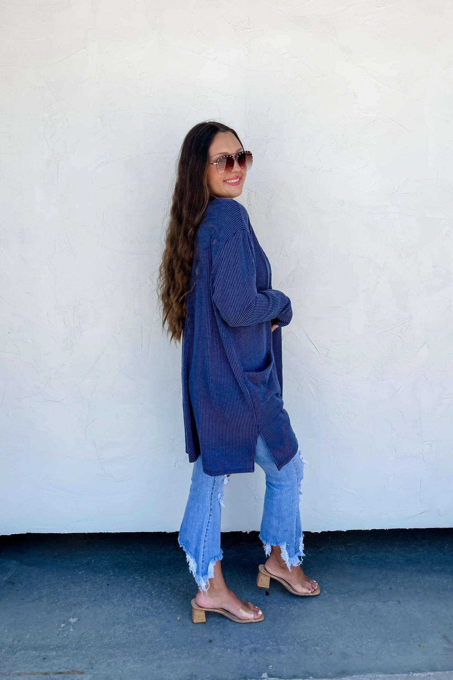 PREORDER- REESE RIBBED CARIDIGAN NEW COLORS
