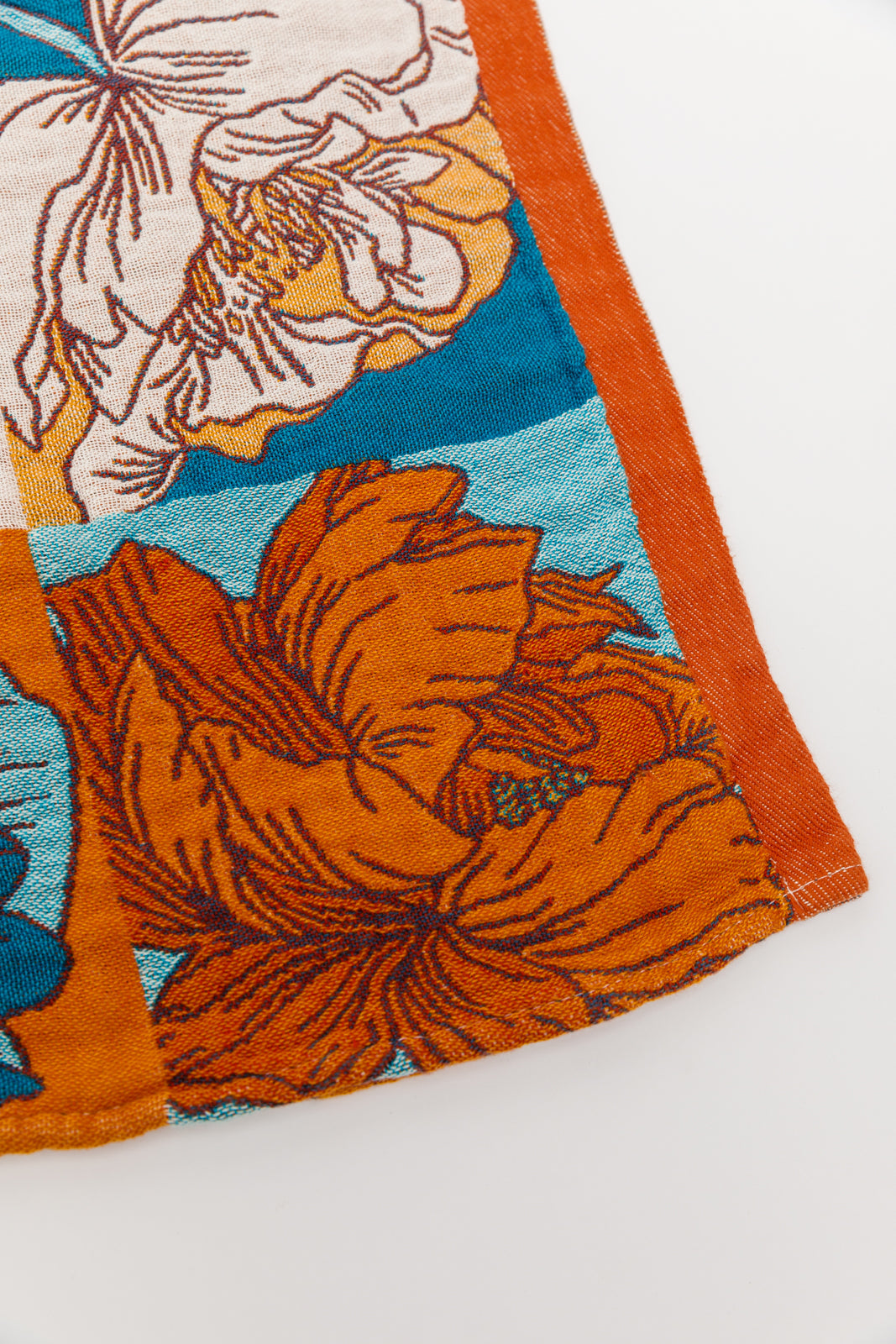 Luxury Beach Towel in Block Floral - FamFancy Boutique