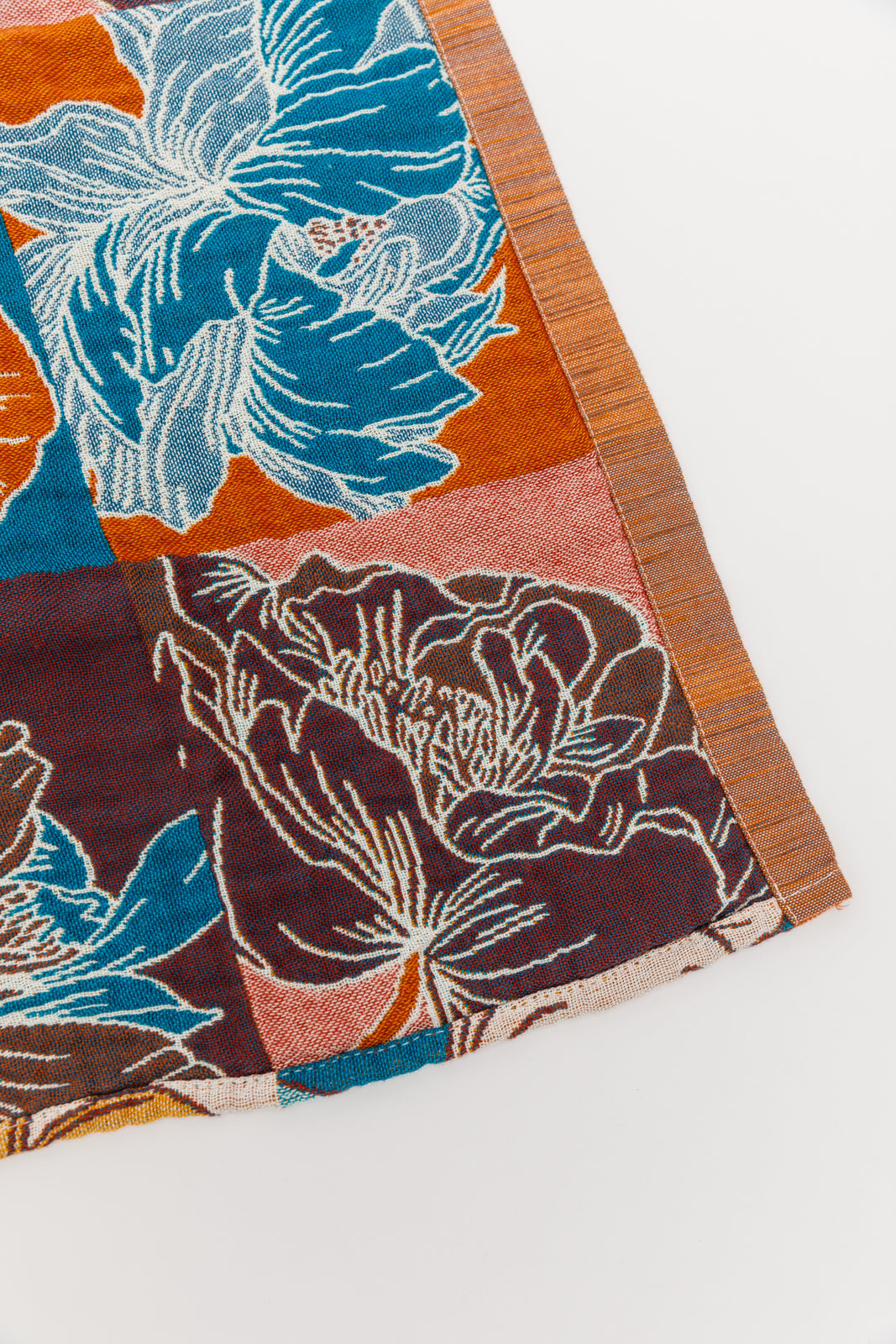 Luxury Beach Towel in Block Floral - FamFancy Boutique
