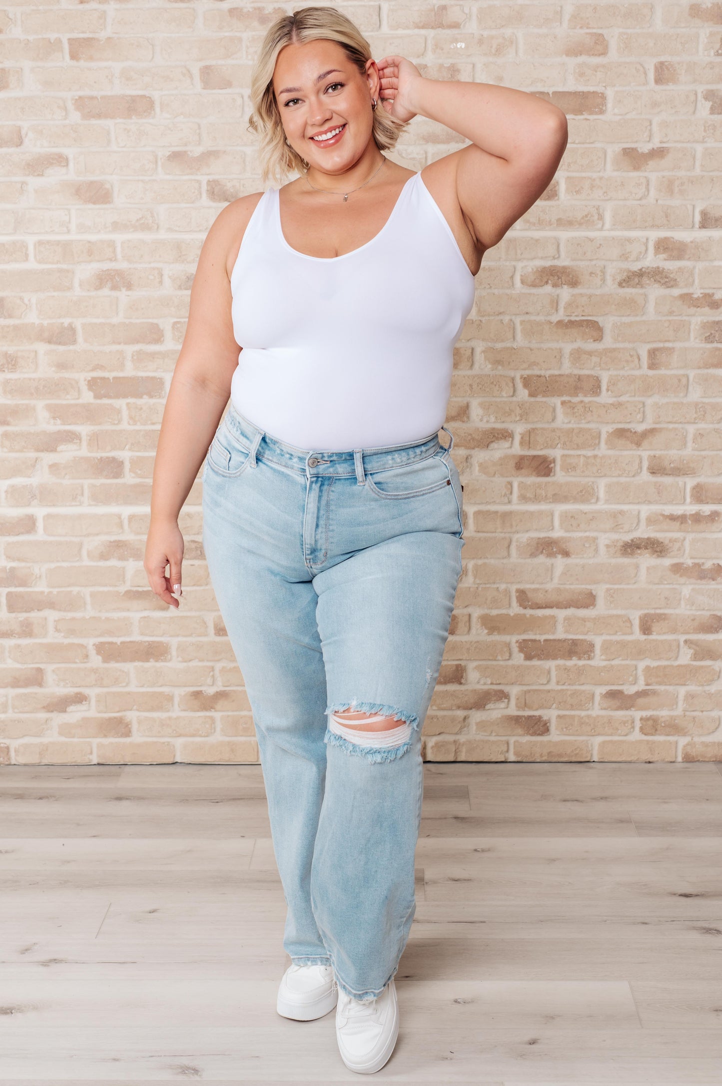 Parker High Rise 90's Straight Jeans - FamFancy Boutique
