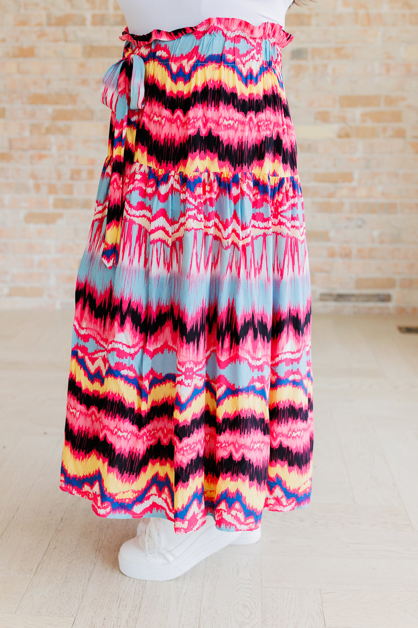 Watch Me Twirl Abstract Skirt - FamFancy Boutique