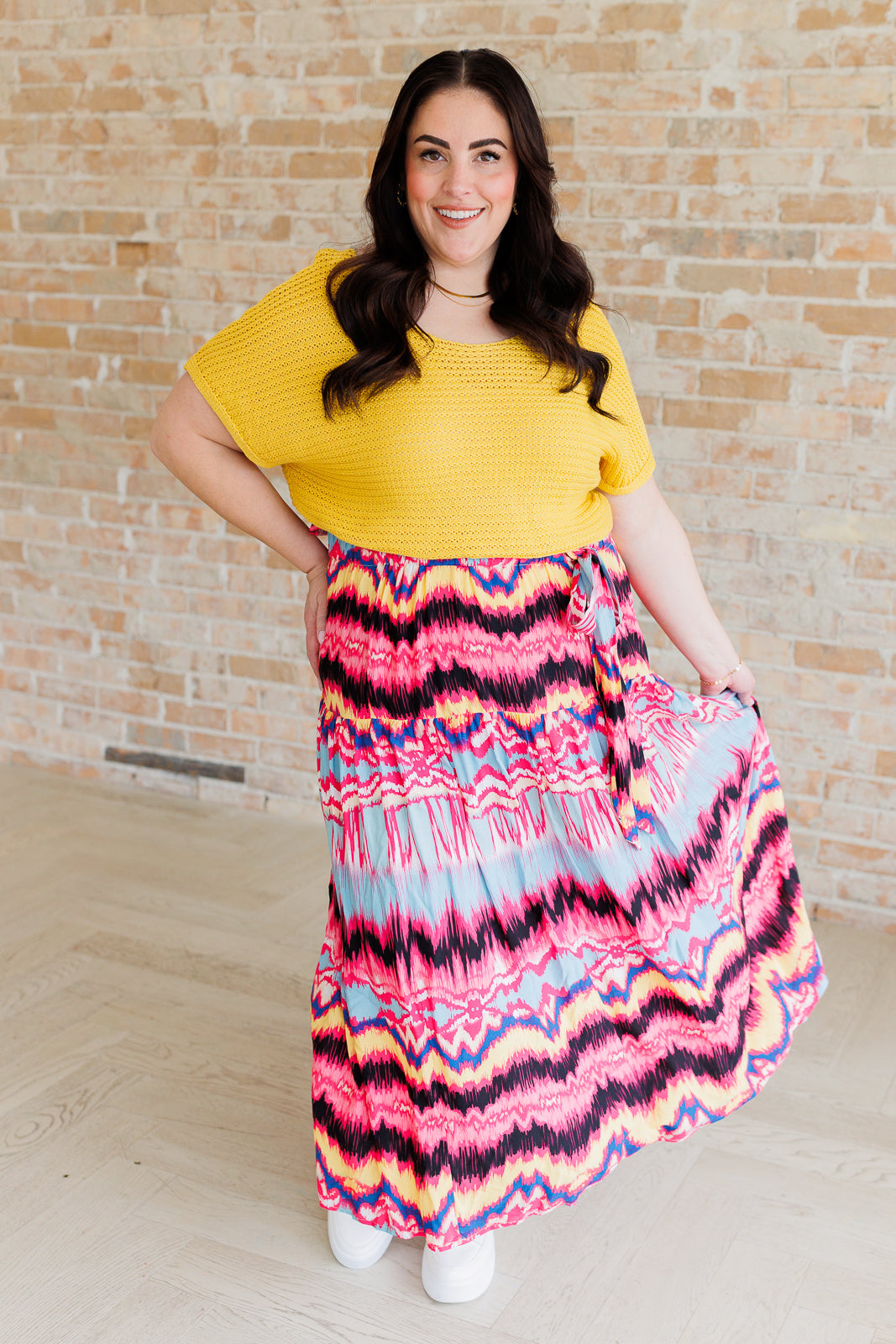 Watch Me Twirl Abstract Skirt - FamFancy Boutique