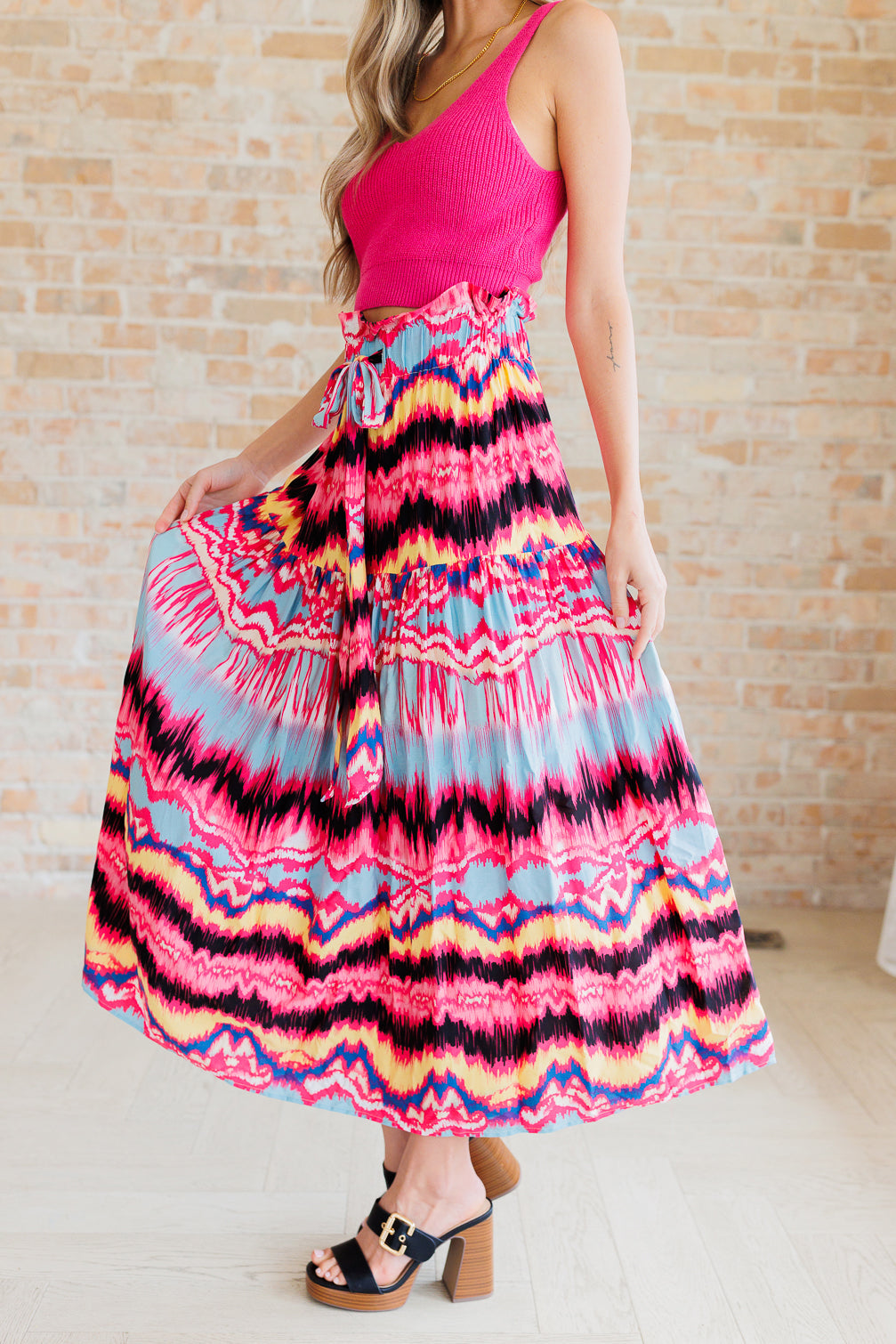 Watch Me Twirl Abstract Skirt - FamFancy Boutique