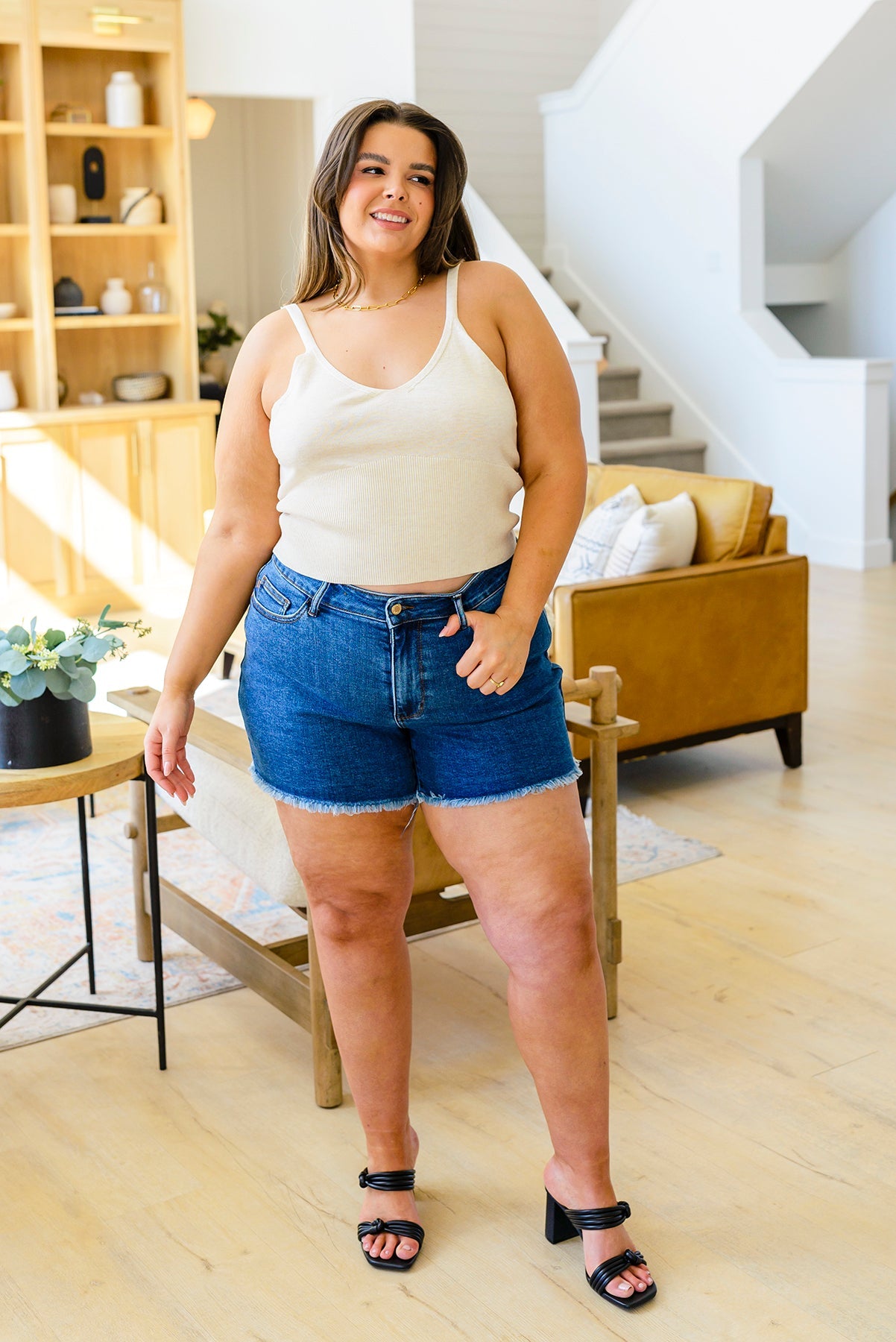 Best Part Tank In Natural - FamFancy Boutique