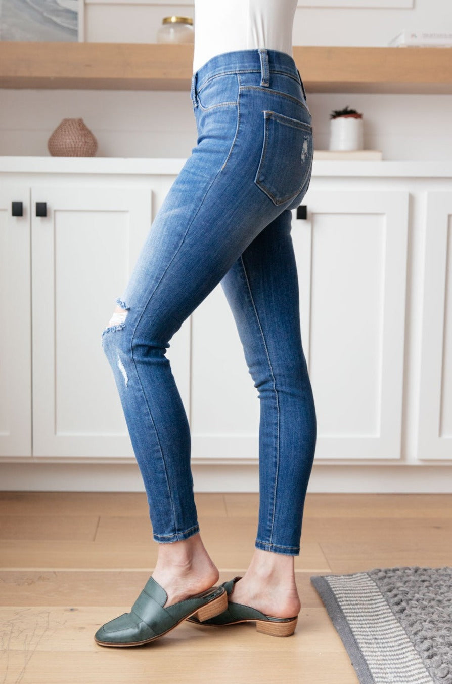 Get Together Mid-Rise Skinny Jegging - FamFancy Boutique