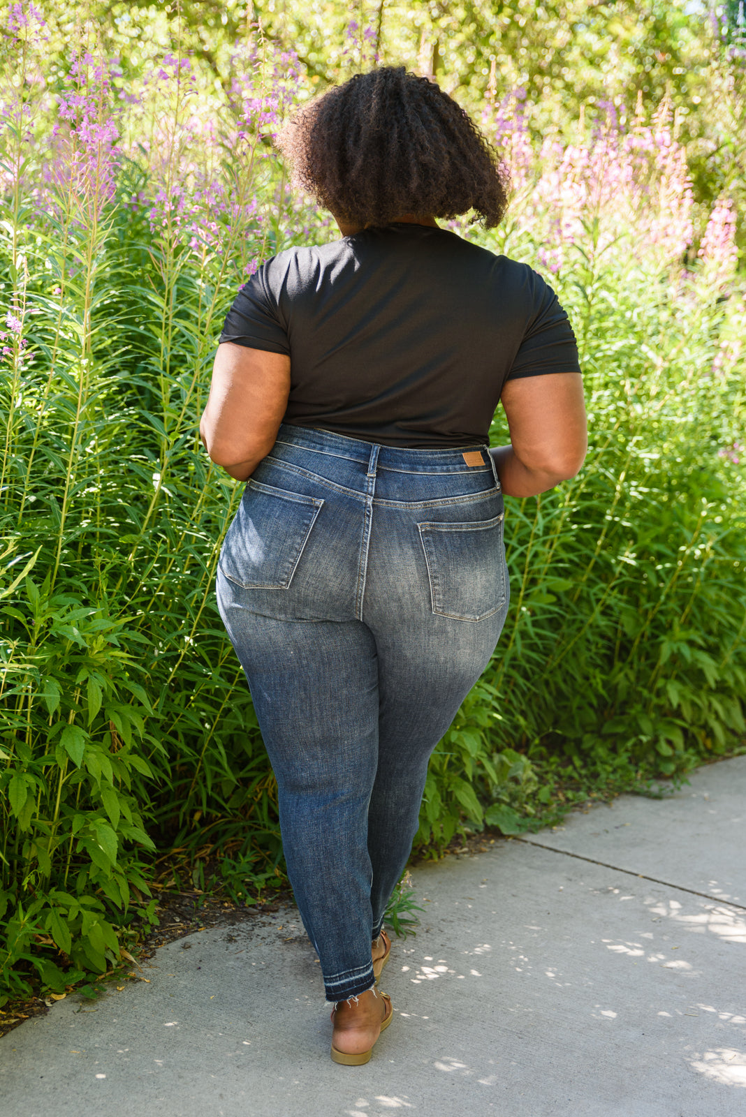 Lily Hi-Waisted Tummy Control Jeans - FamFancy Boutique