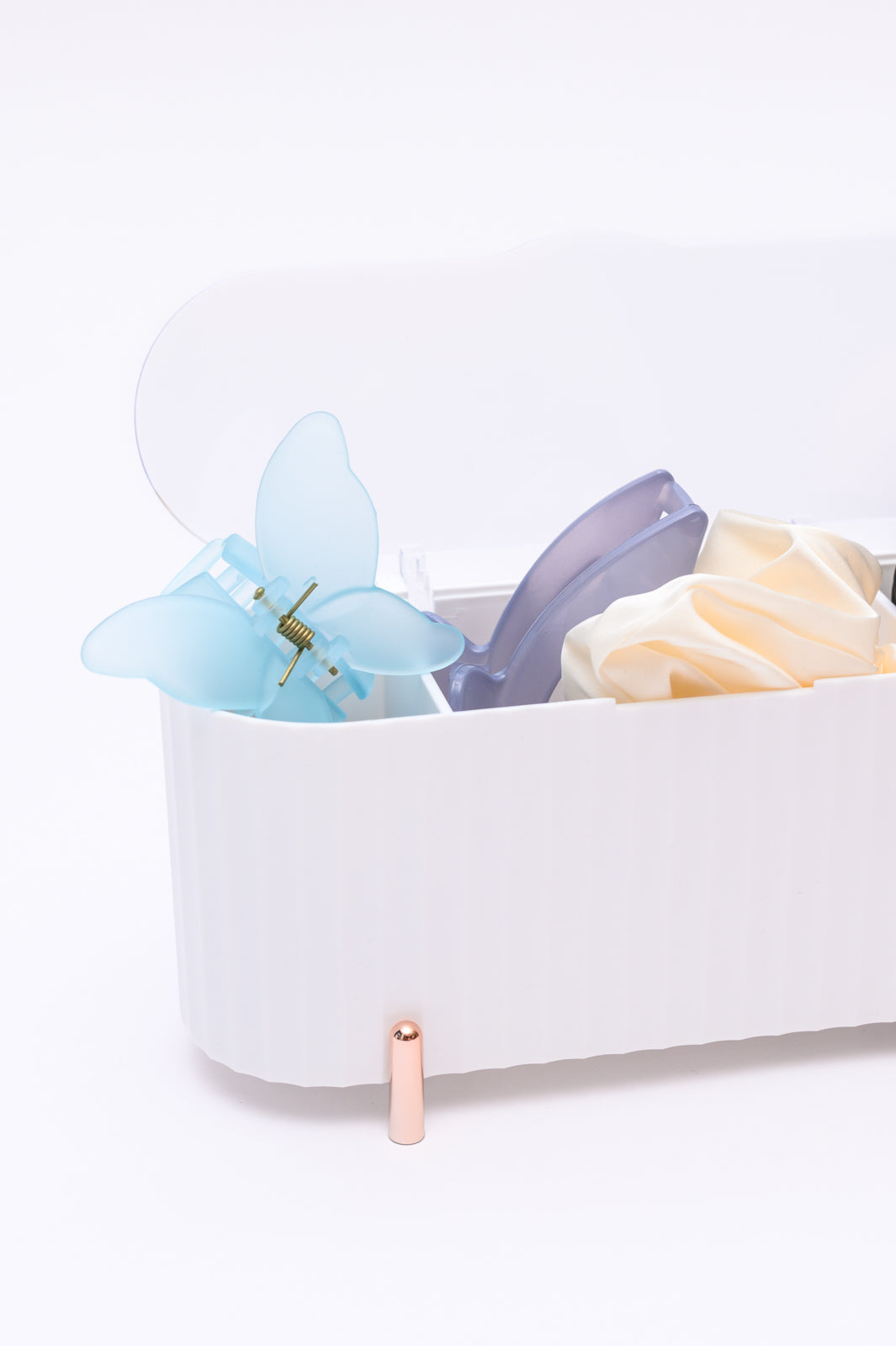Mini Beauty Organizer in White - FamFancy Boutique