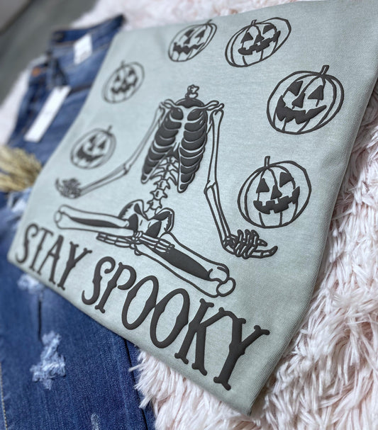 Stay Spooky Black Puff