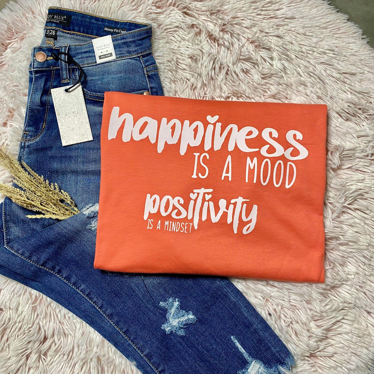 Happiness Is A Mood - FamFancy Boutique