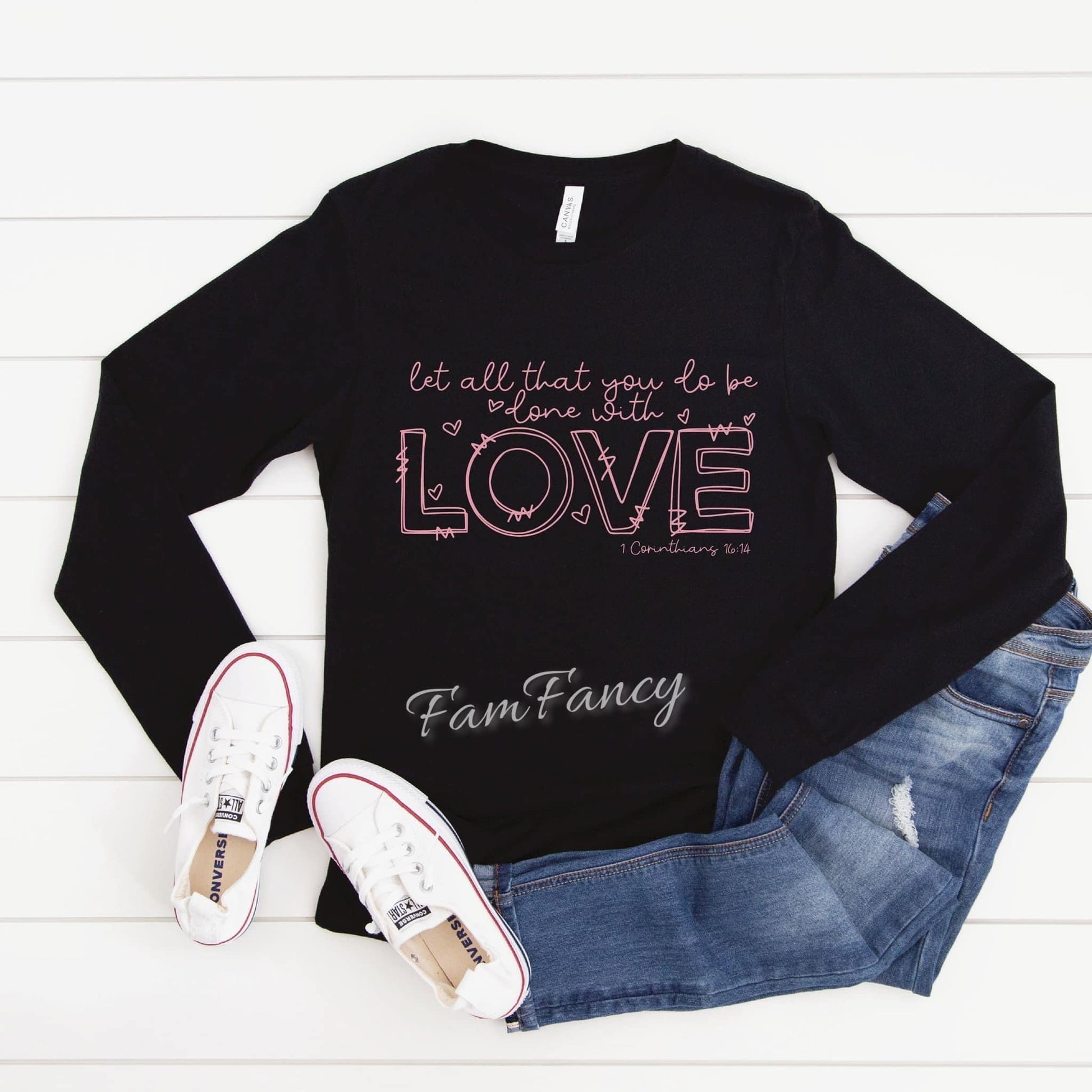 Let All That You Do (Pink Ink) - FamFancy Boutique