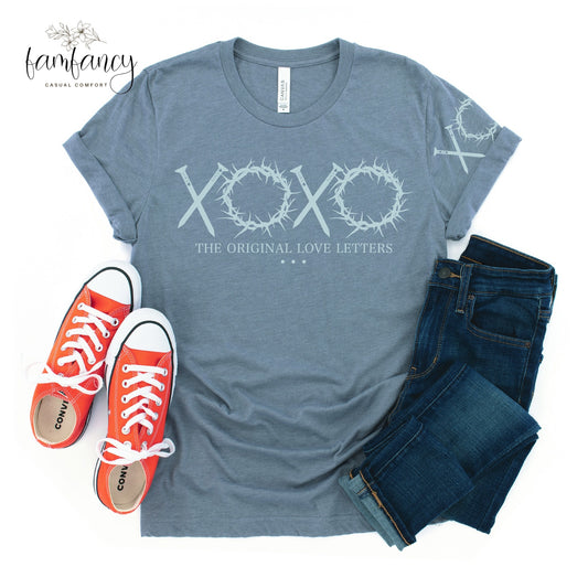 The Original Love Letter With Sleeve Accent (Light Gray Ink) - FamFancy Boutique