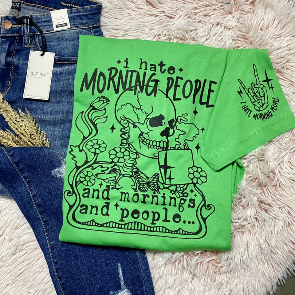 I Hate Morning People With Pocket Accent - FamFancy Boutique