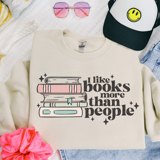 I like books more than people - FamFancy Boutique