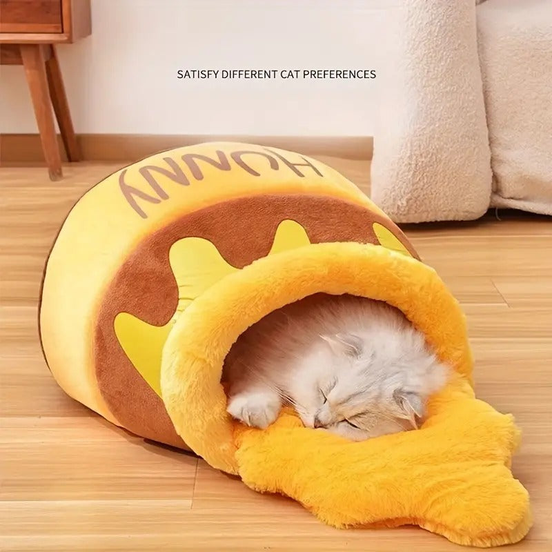 PREORDER Honey Pot Cat Bed - FamFancy Boutique