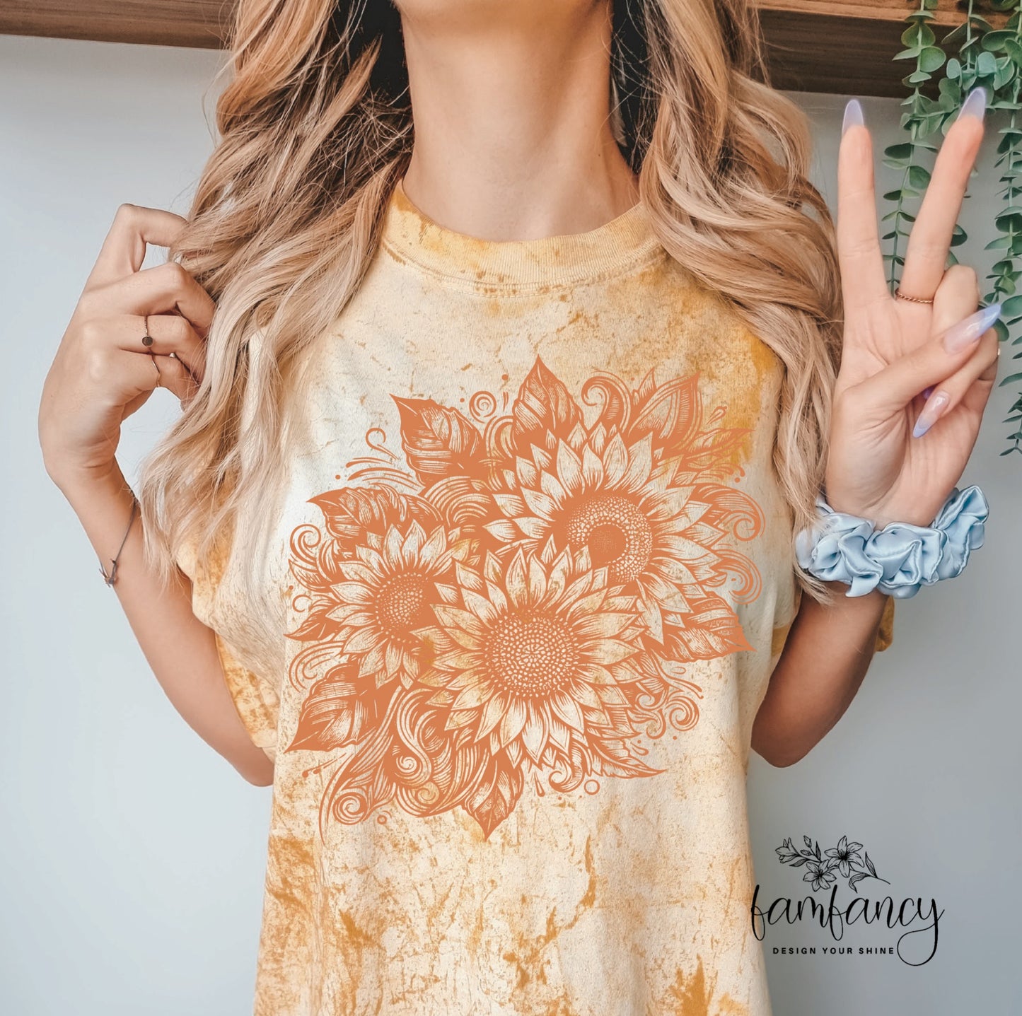 Sunflower Art - FamFancy Boutique