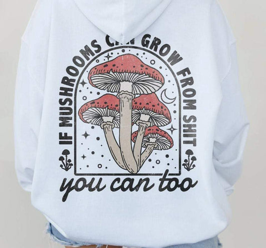 If mushrooms can grow