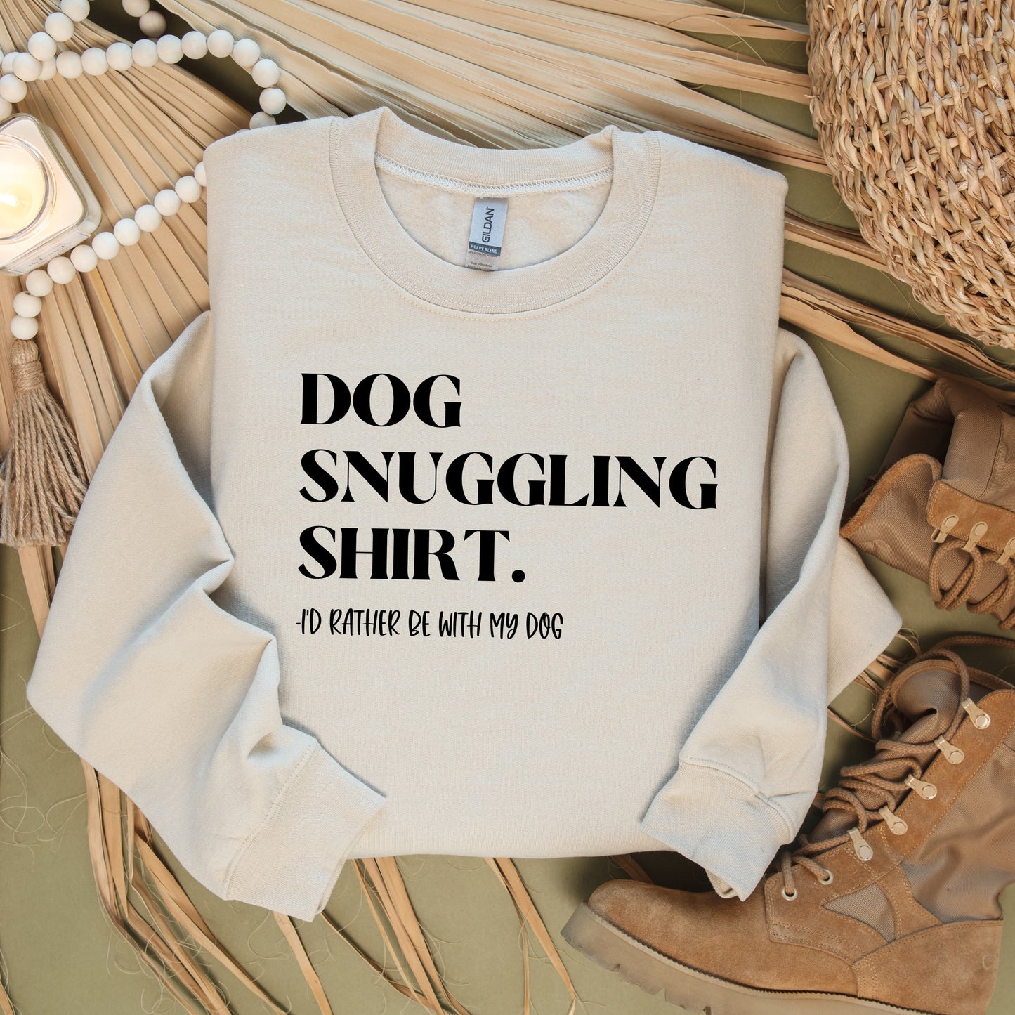 Dog Snuggling Shirt