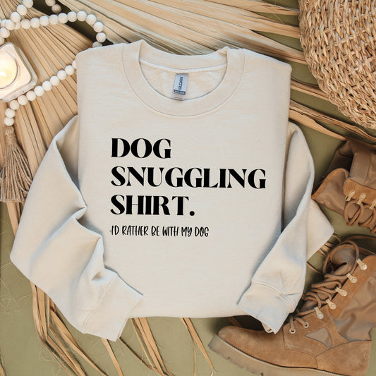 Dog Snuggling Shirt