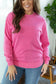 IN STOCK Vintage Wash Pullover - Hot Pink