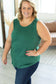 IN STOCK Tiffany Tank - Hunter Green FINAL SALE