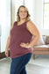 IN STOCK Tiffany Tank - Burgundy FINAL SALE