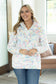 IN STOCK QuarterZip Sherpa Pullover - Bright Confetti FINAL SALE