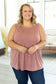 IN STOCK Ruffle Tank - Rose Dash FINAL SALE