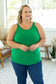 IN STOCK Lexi Lace Tank - Green FINAL SALE