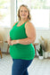 IN STOCK Lexi Lace Tank - Green FINAL SALE