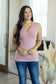 IN STOCK Addison Henley Tank - Rose FINAL SALE