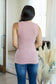 IN STOCK Addison Henley Tank - Rose FINAL SALE