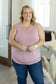 IN STOCK Addison Henley Tank - Rose FINAL SALE