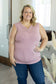 IN STOCK Addison Henley Tank - Rose FINAL SALE