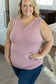 IN STOCK Addison Henley Tank - Rose FINAL SALE