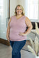 IN STOCK Addison Henley Tank - Rose FINAL SALE