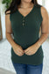 IN STOCK Addison Henley Tank - Evergreen FINAL SALE
