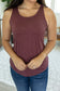 IN STOCK Tiffany Tank - Burgundy FINAL SALE