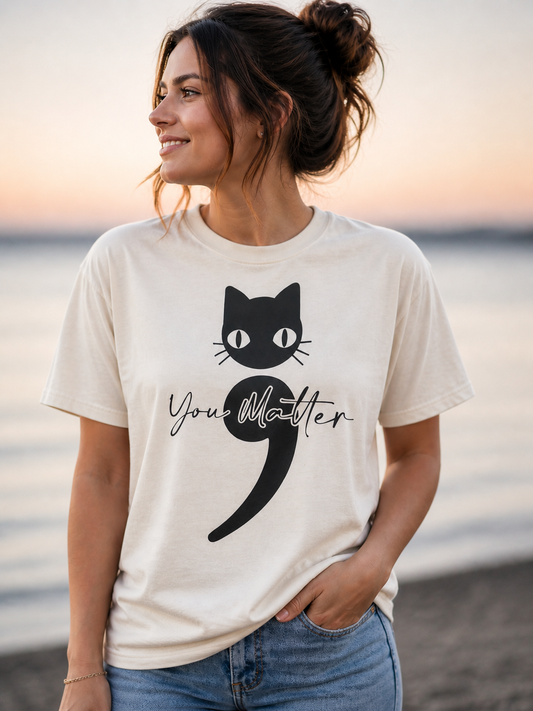 You Matter Cat Tee